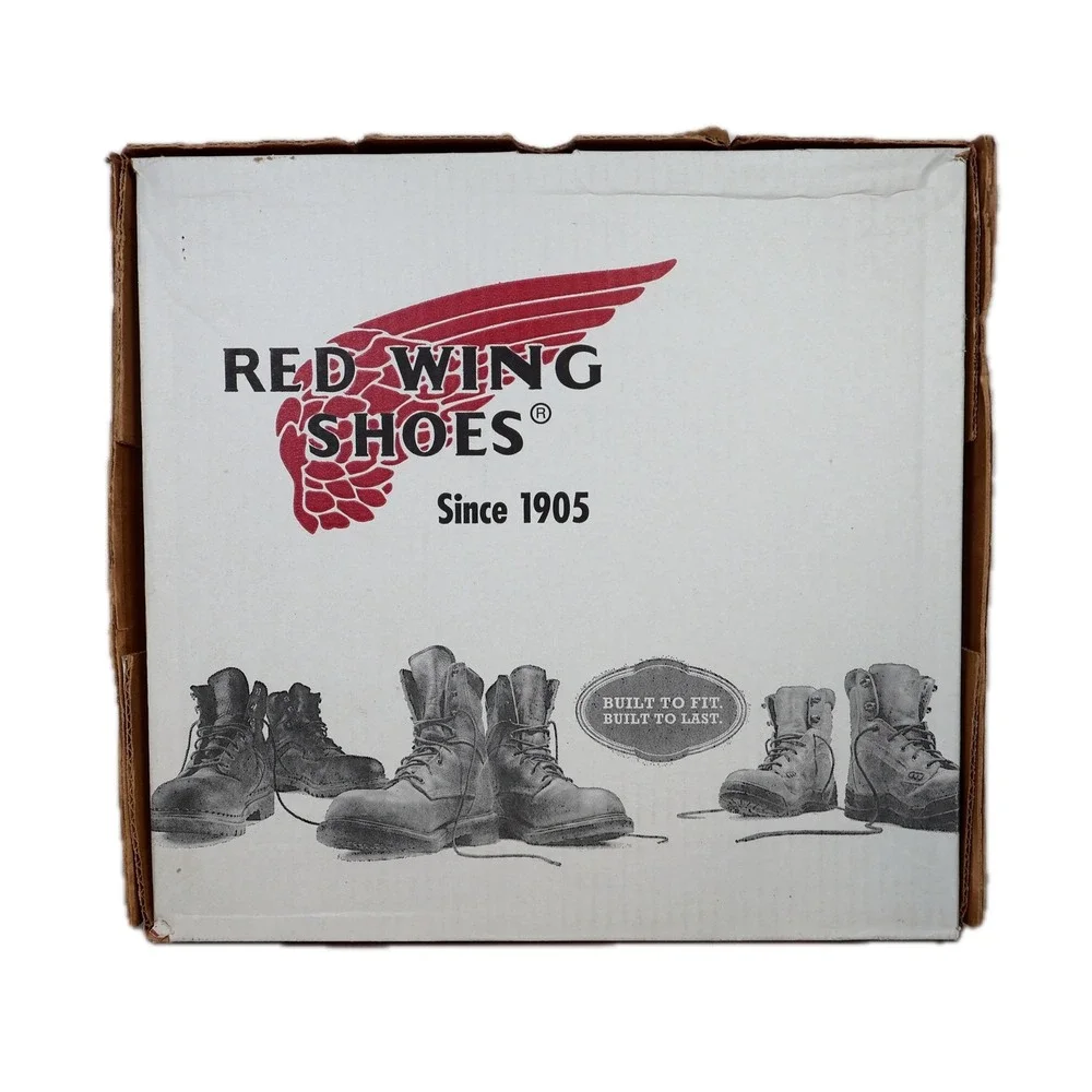 Red Wing 866 Pecos Boots Mens 9.5 E3 Brown Leather Pull On Made in USA New